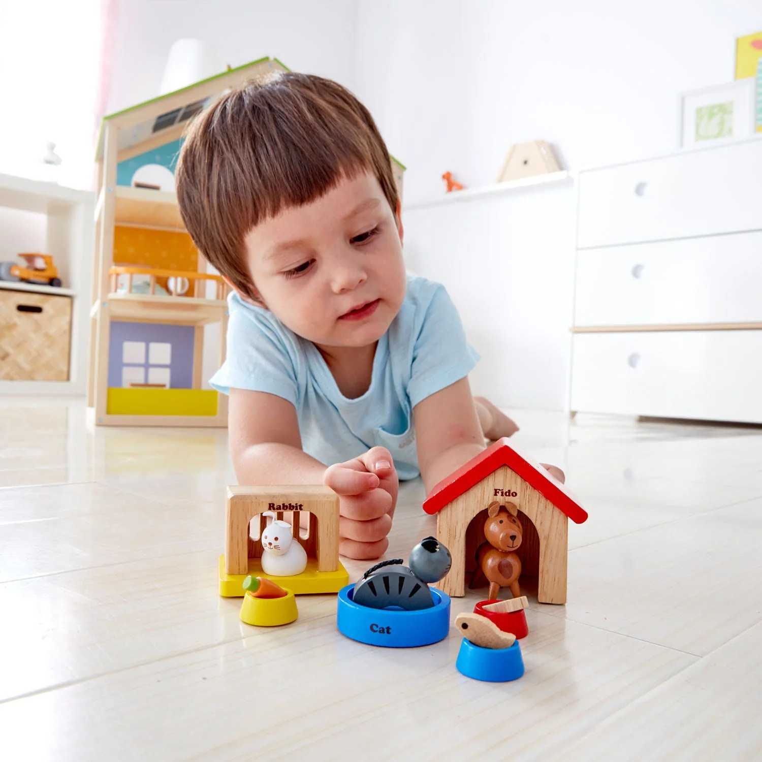 Wooden Dollhouse Family Pets by Hape - Image 3