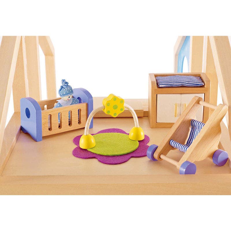 Wooden Dollhouse Furniture Babys Room by Hape - Image 3