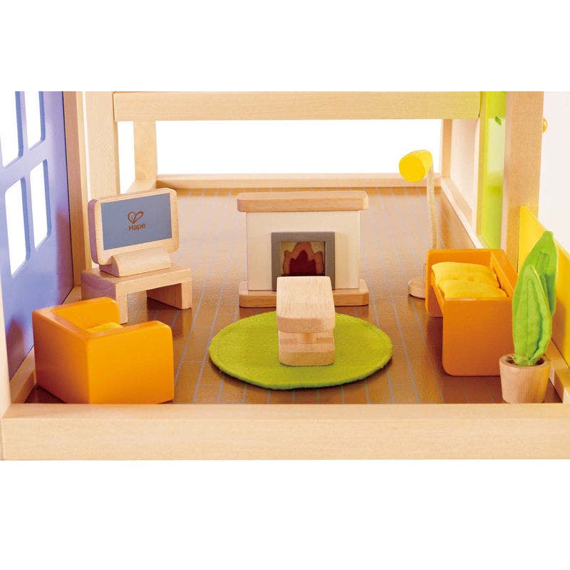 Wooden Dollhouse Furniture Media Room by Hape - Image 3