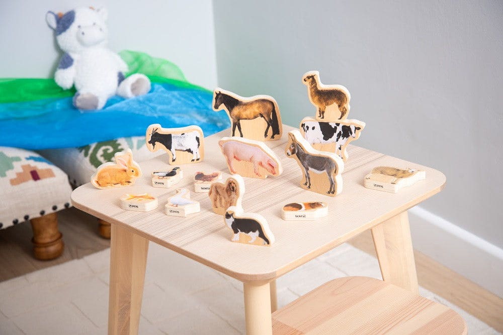 Wooden Domestic Animal Blocks - Image 5