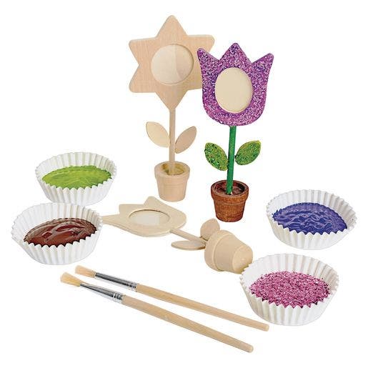 Wooden Flower Pot Frames Set of 12 - Image 6