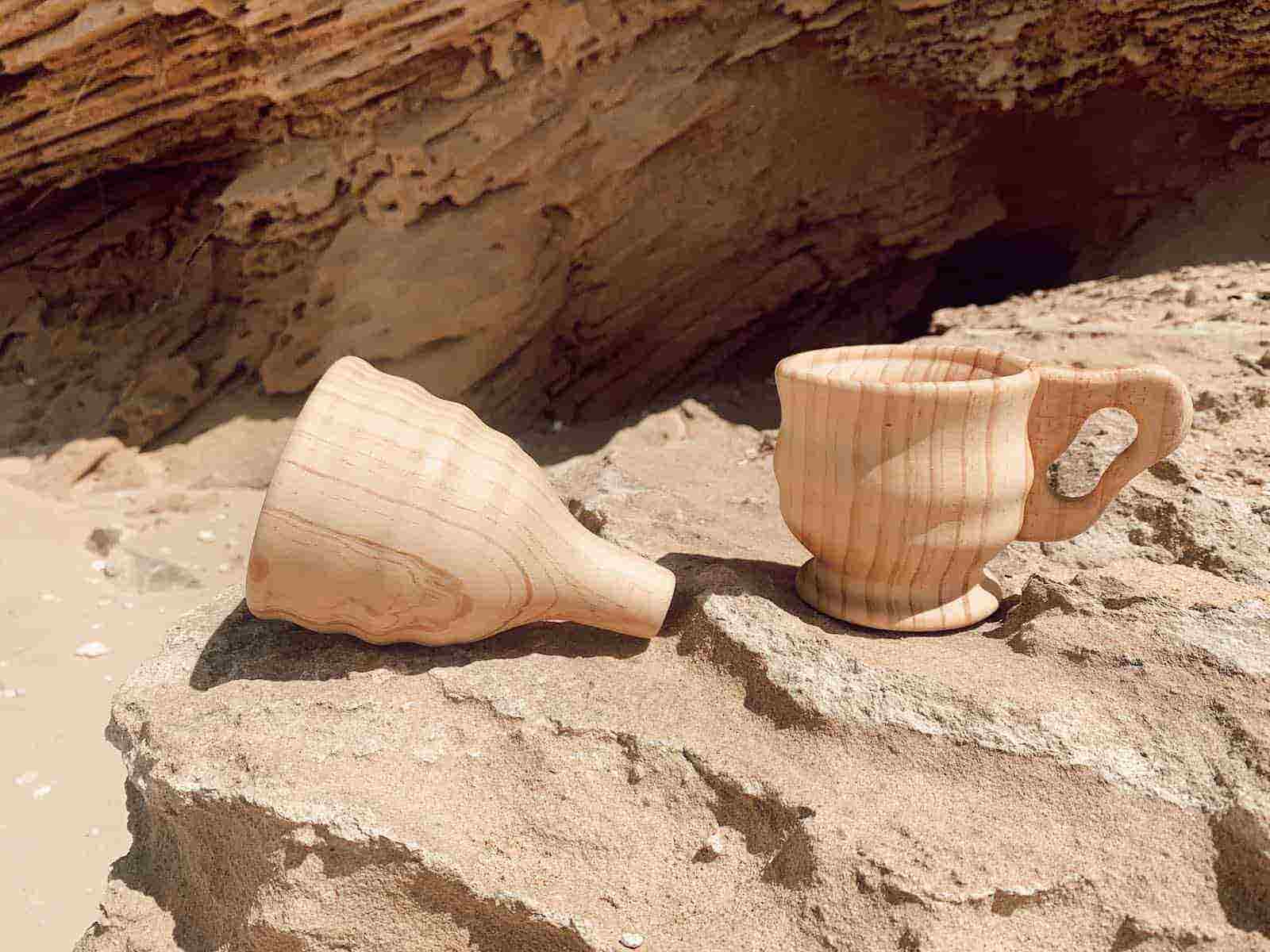 Wooden Funnel & Large Cup - Image 2