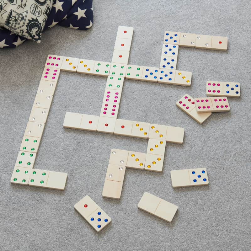Wooden Gem Dominoes - Image 4