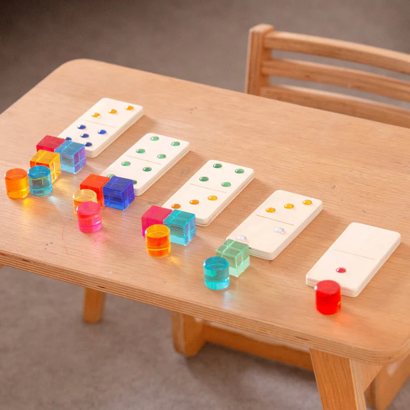 Wooden Gem Dominoes - Image 5