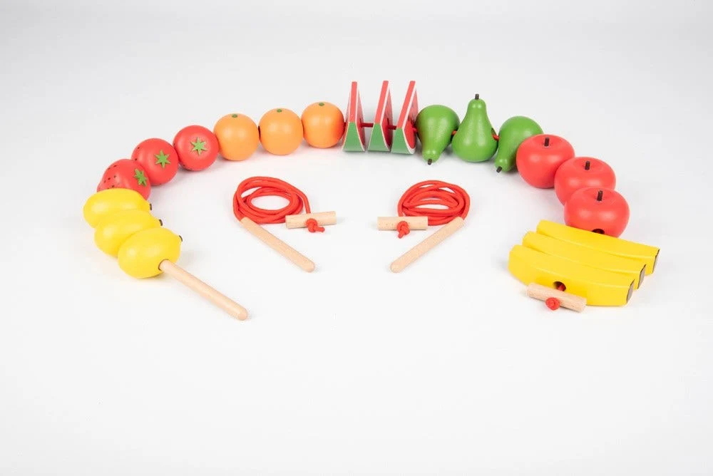 Wooden Lacing Fruits - Image 3