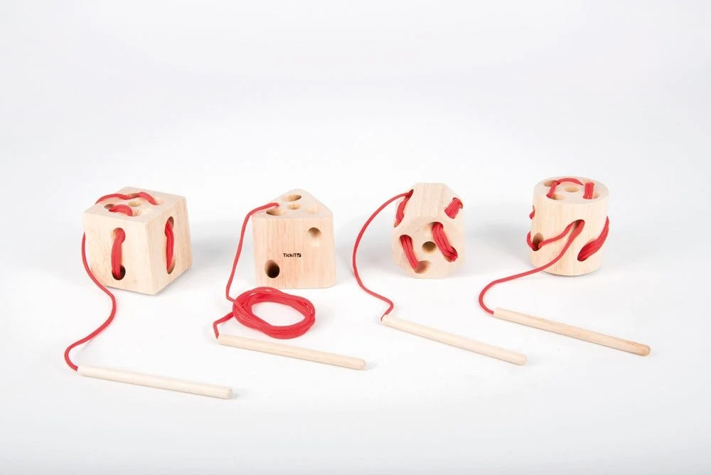 Wooden Lacing Shapes