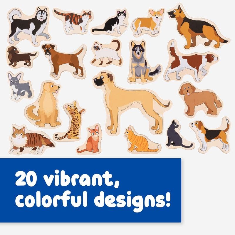 Wooden Magnets - Cats & Dogs - Image 3