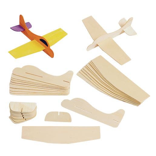 Wooden Model Airplanes Set of 12 - Image 4