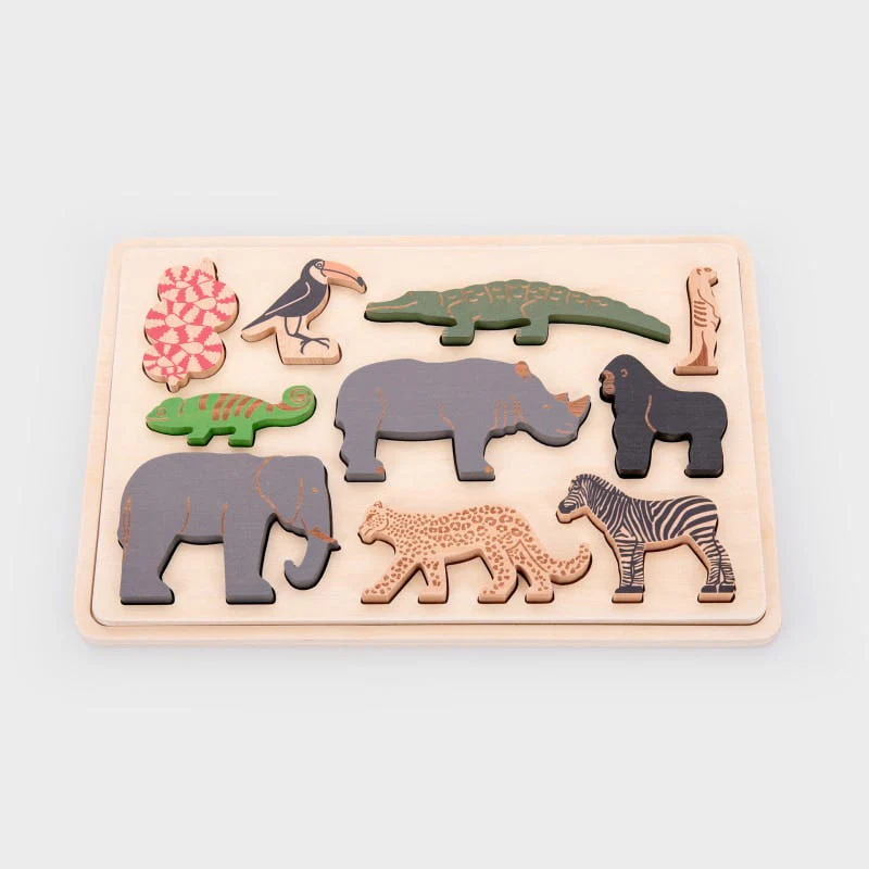 Wooden Safari Animals