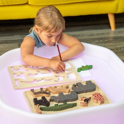 Wooden Safari Animals - Image 6