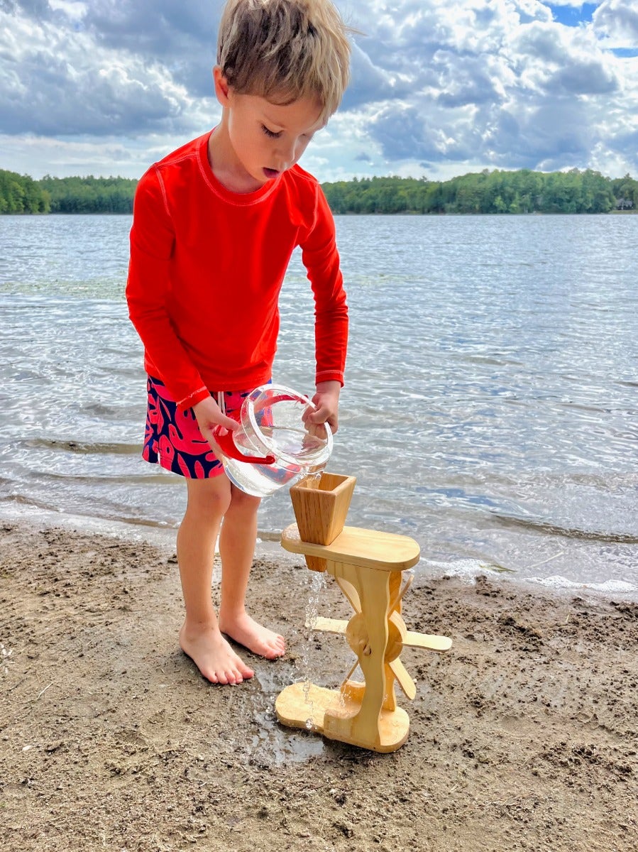 Wooden Water & Sand Wheel - Image 4