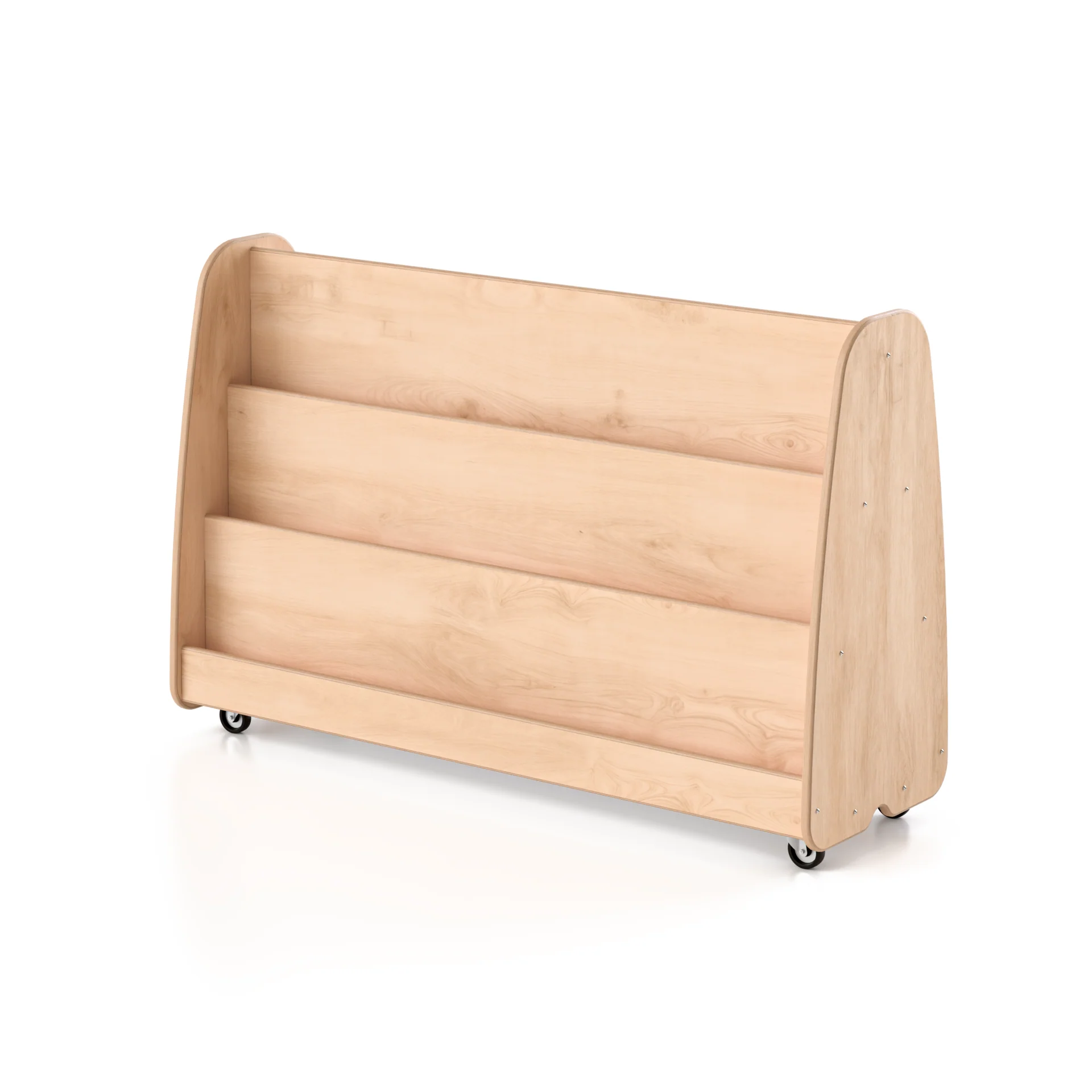 Woodlyn Double Sided Large Book Browser Mobile 46.5inL x 30inH - Image 2