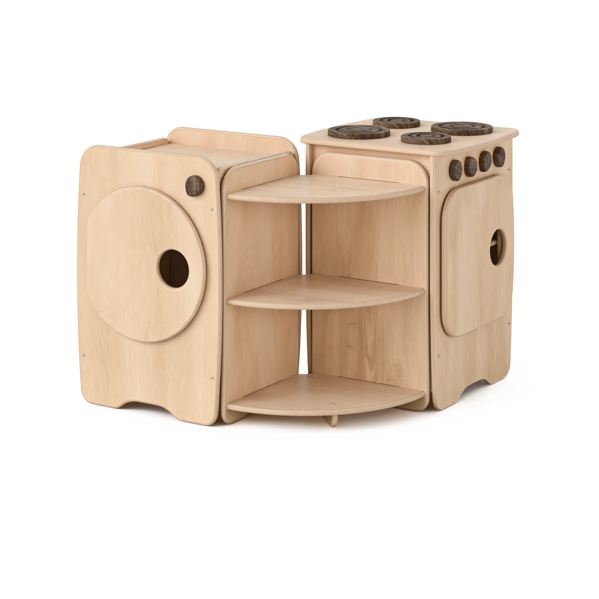 Woodlyn Kitchen Wedge Connection Table for Preschoolers - Image 3