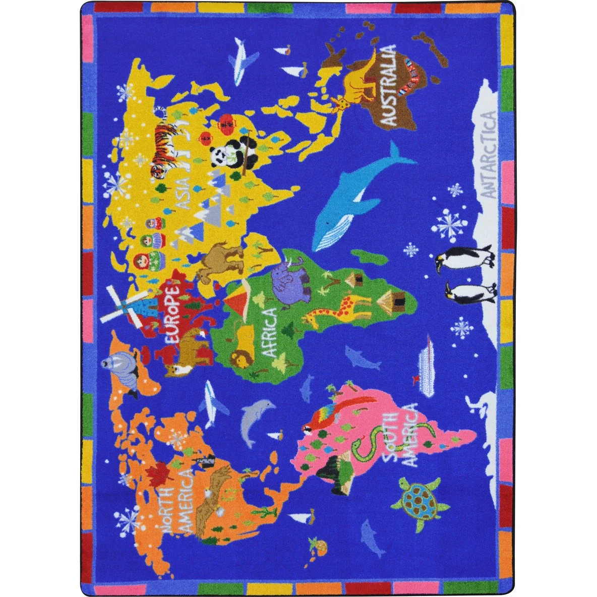 World of Wonders Rectangle Multi Carpet 7ft 8in x 10ft 9in - Image 2