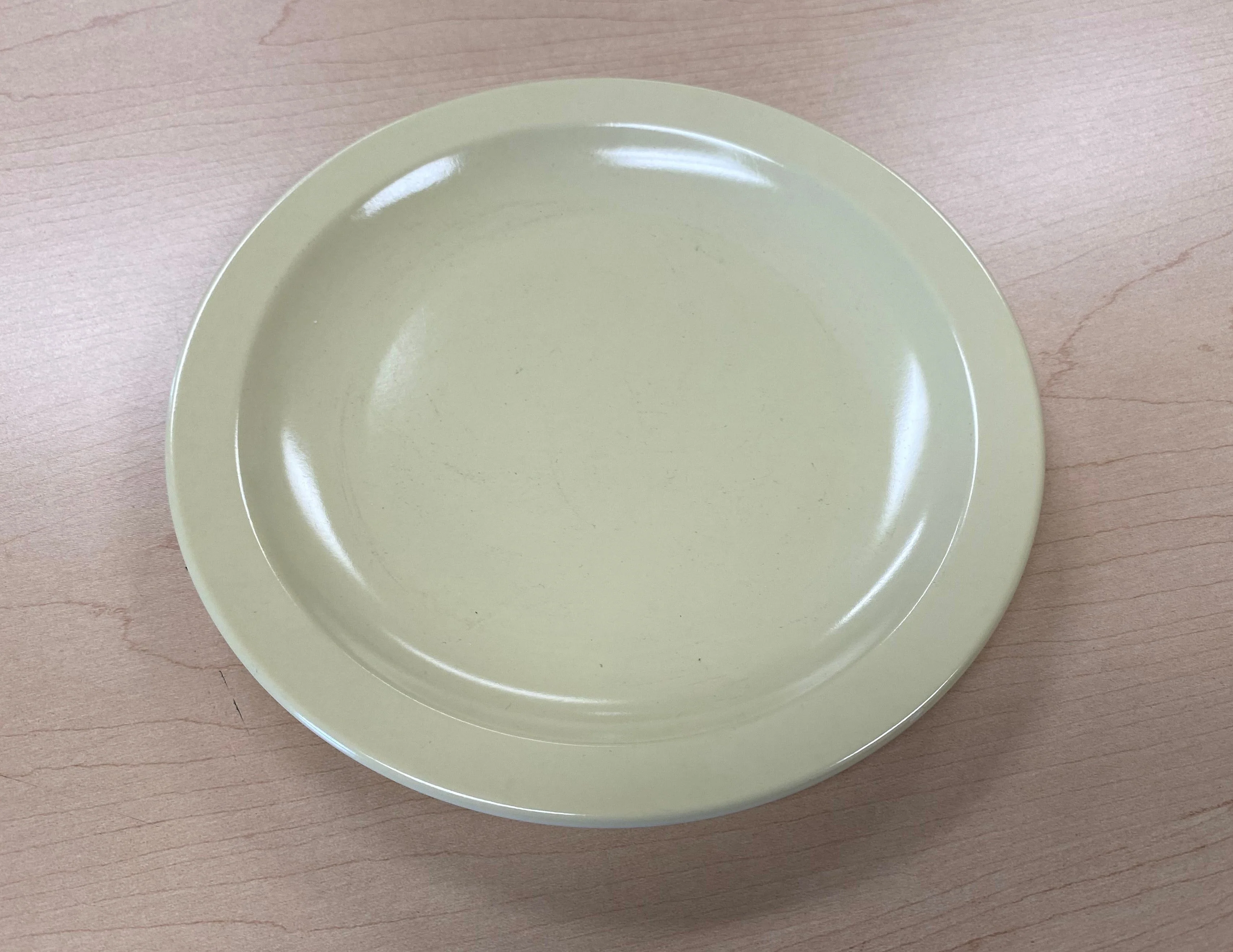 Yellow Plate 8in Heavy Duty