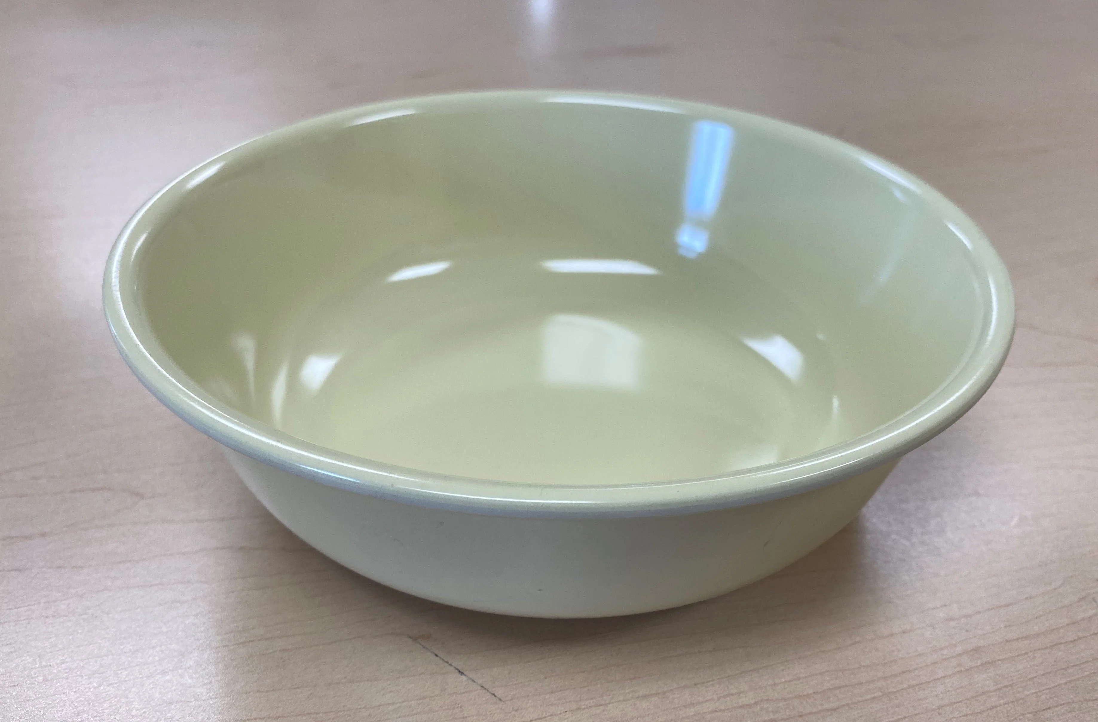 Yellow Round Serving Bowl 1qt Heavy Duty - Image 2